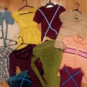 Lot of 5 Women's Shirts - Dream Out Loud and American Eagle